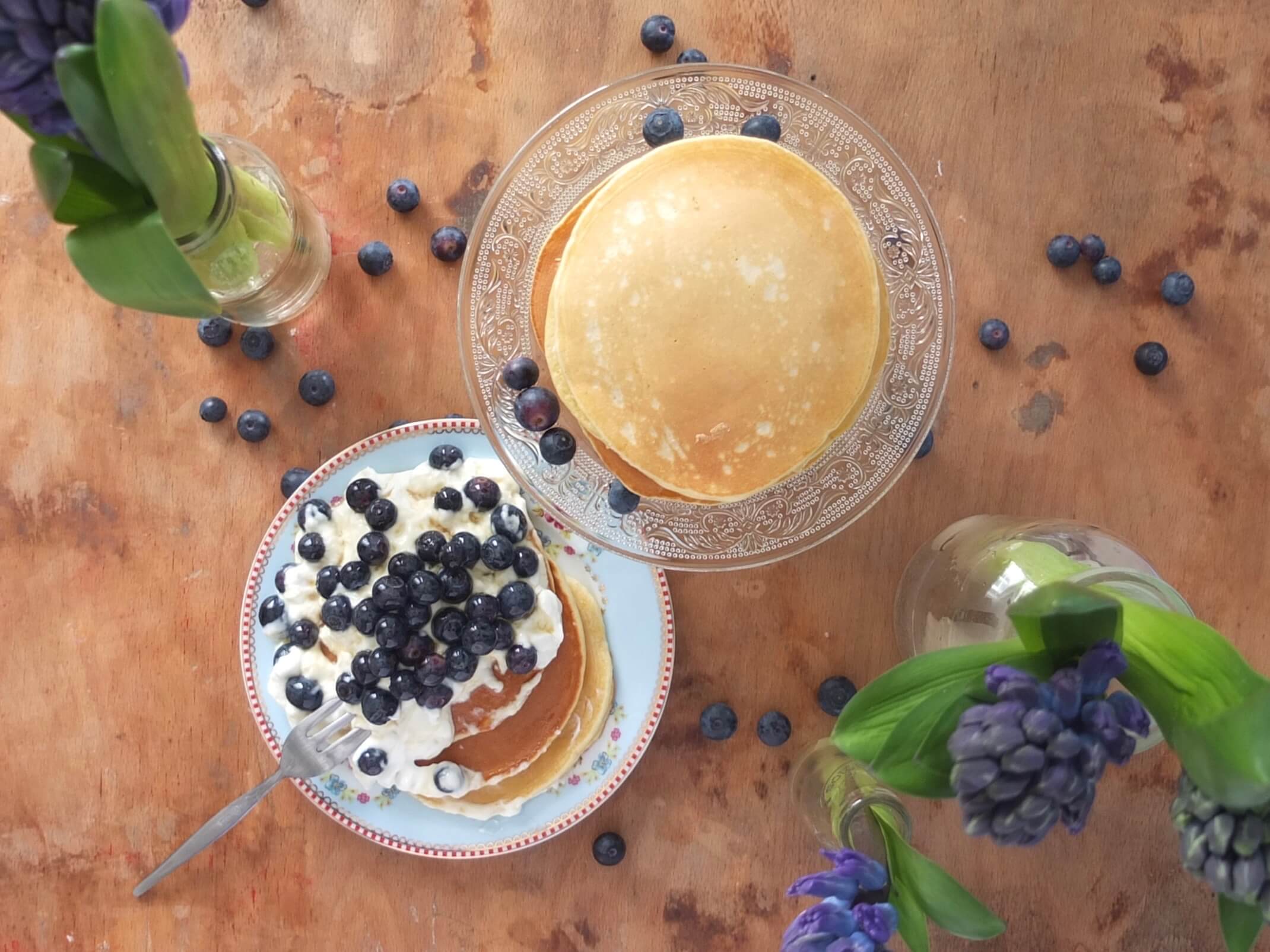 Klassische Pancakes - La Crema Patisserie Foodblog Backblog