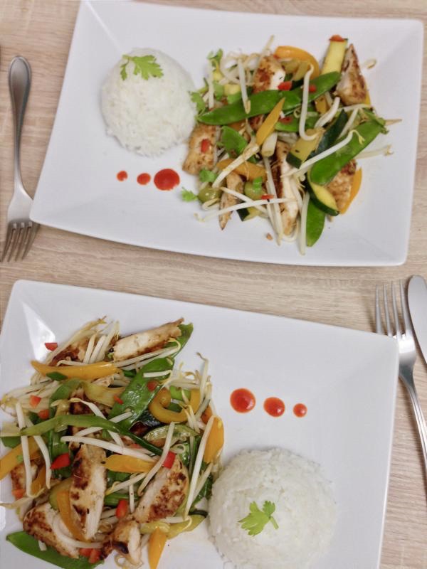 Vietnamesisches Hühnchen mit Zitronengras - La Crema Patisserie Foodblog Backblog