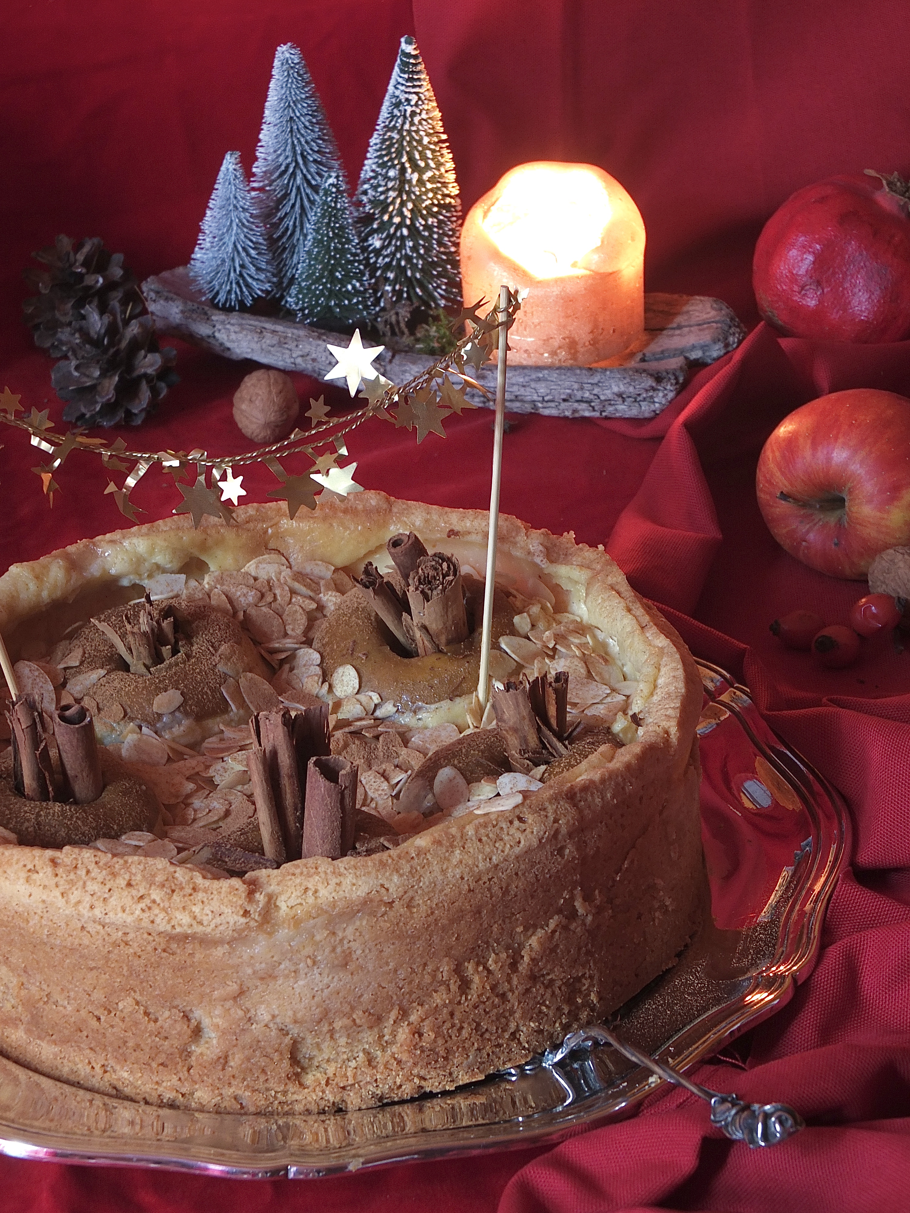 Bratapfelkuchen | La Crema Adventskalender - La Crema Patisserie Food- und Backblog