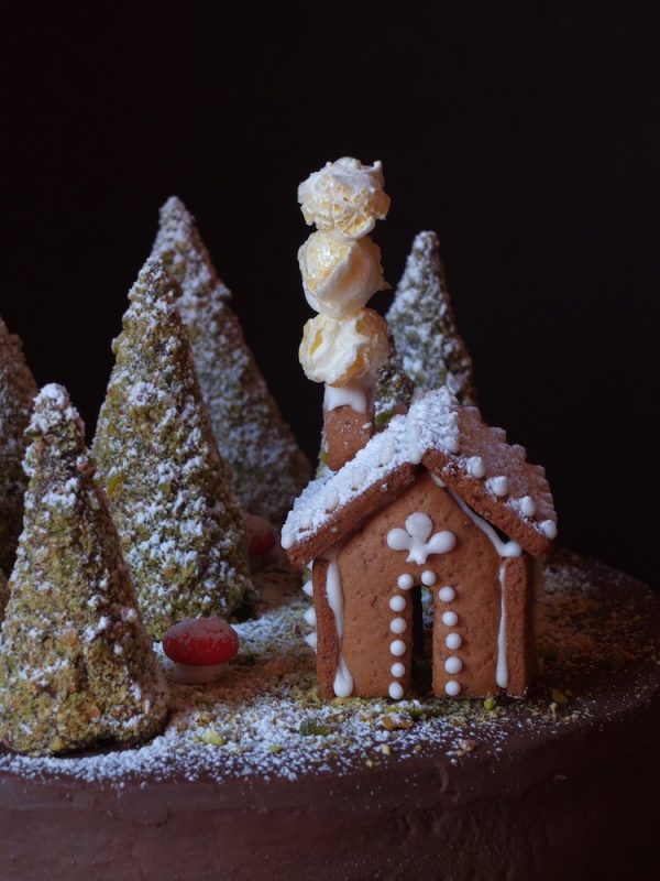 Birne-Helene-Torte mit Winterlandschaft | La Crema Adventskalender – La ...