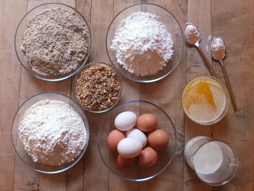 Zutaten für die Birne-Helene-Torte | La Crema Patisserie Food- und Backblog