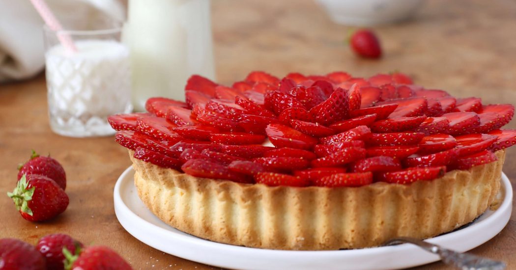 Erdbeer-Tarte mit Vanillepudding | Ein Rezept mit Kindheitserinnerungen
