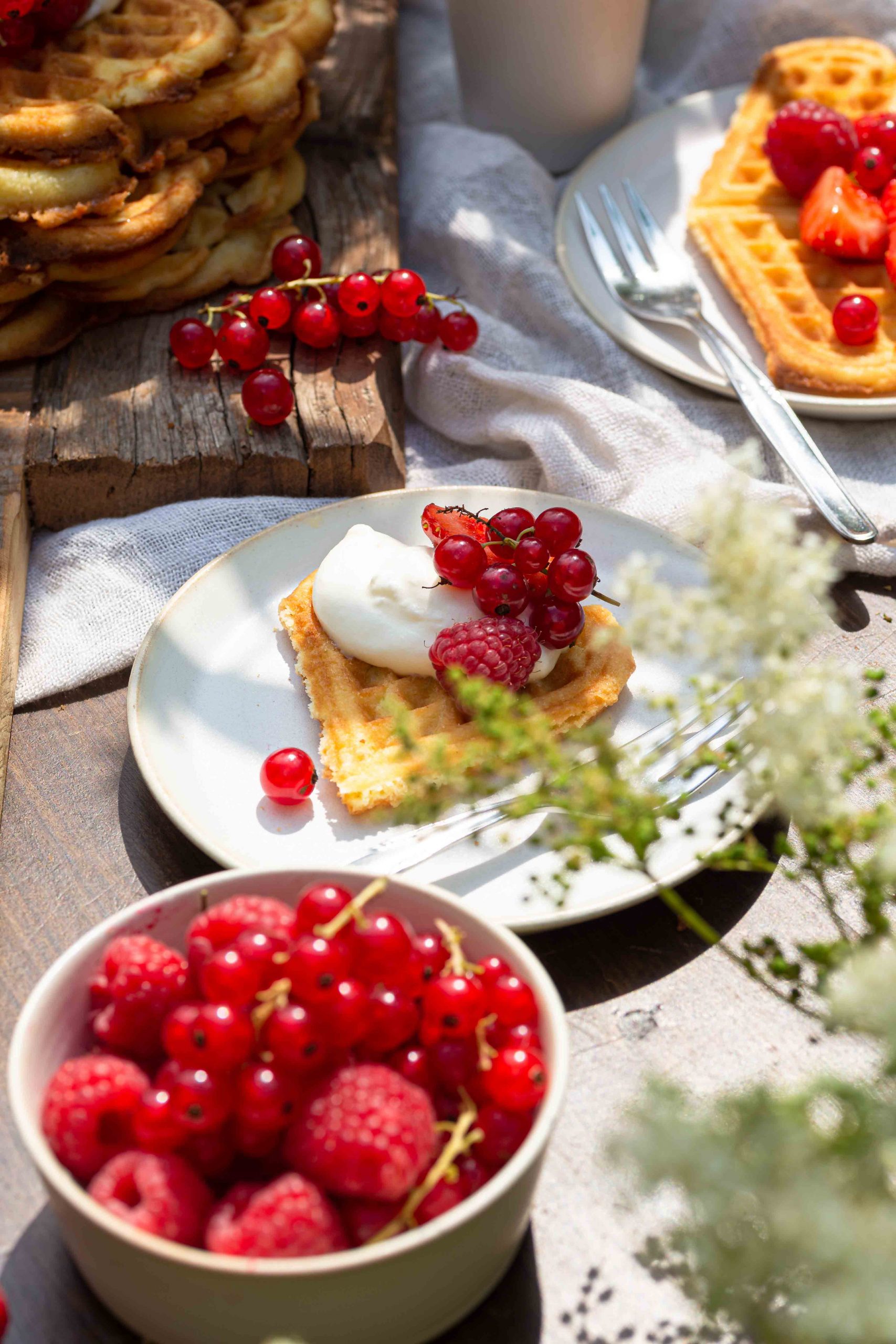 Einfache Sandwaffeln | Grundrezept – La Crema