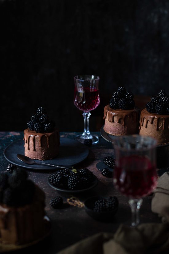 Brombeer-Schoko-Törtchen | Rezept