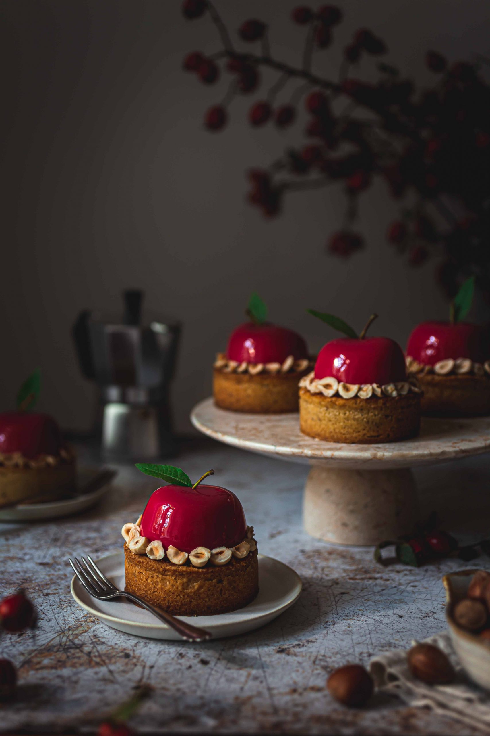 Apfel-Haselnuss-Törtchen – La Crema