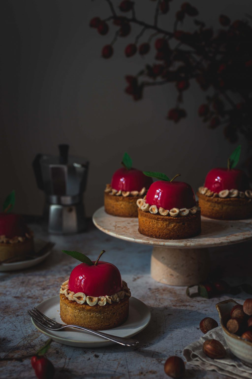 Apfel-Haselnuss-Törtchen – La Crema Apfel-Haselnuss-Törtchen – La Crema