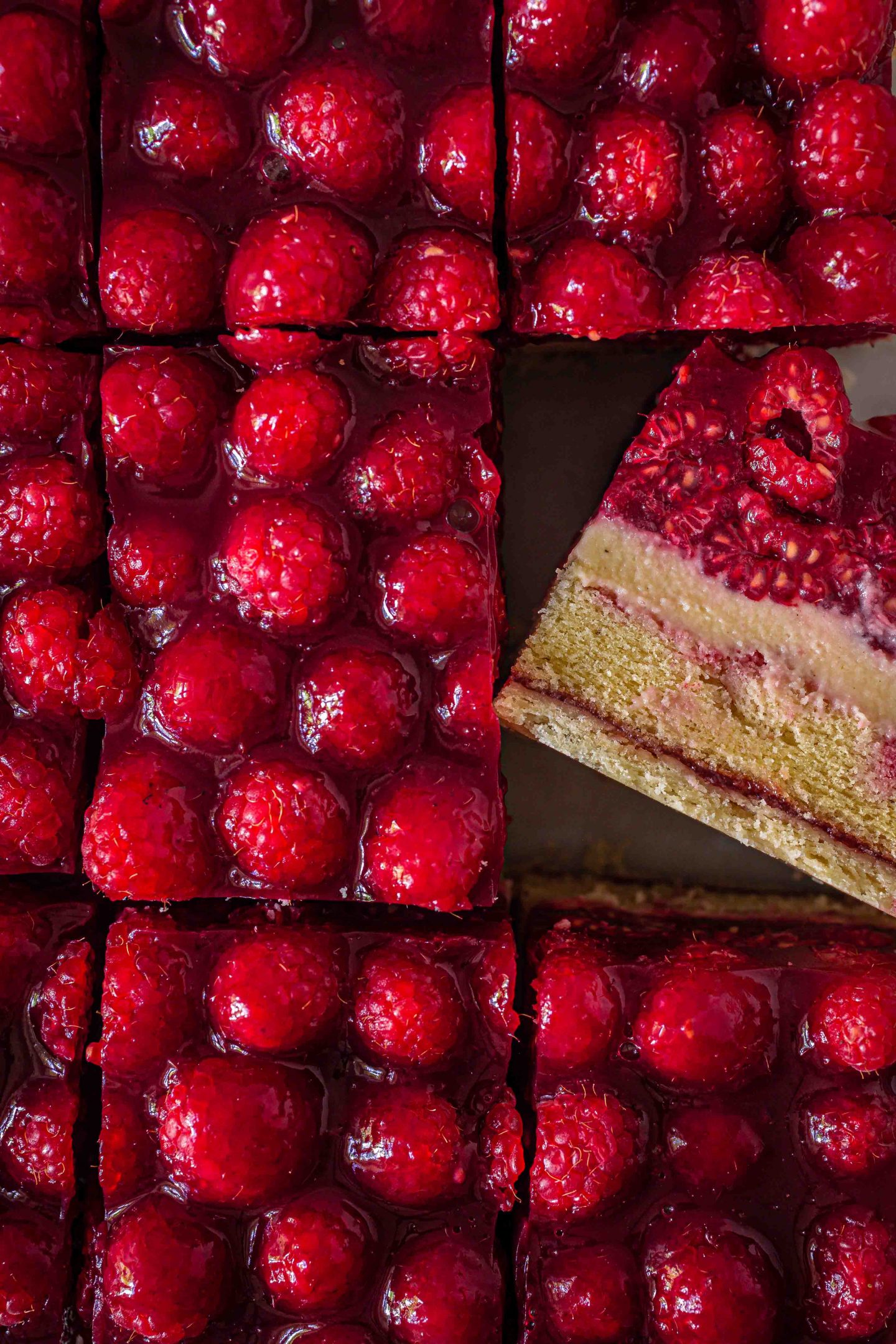 Himbeerschnitten wie vom Bäcker (ohne Gelatine) – La Crema