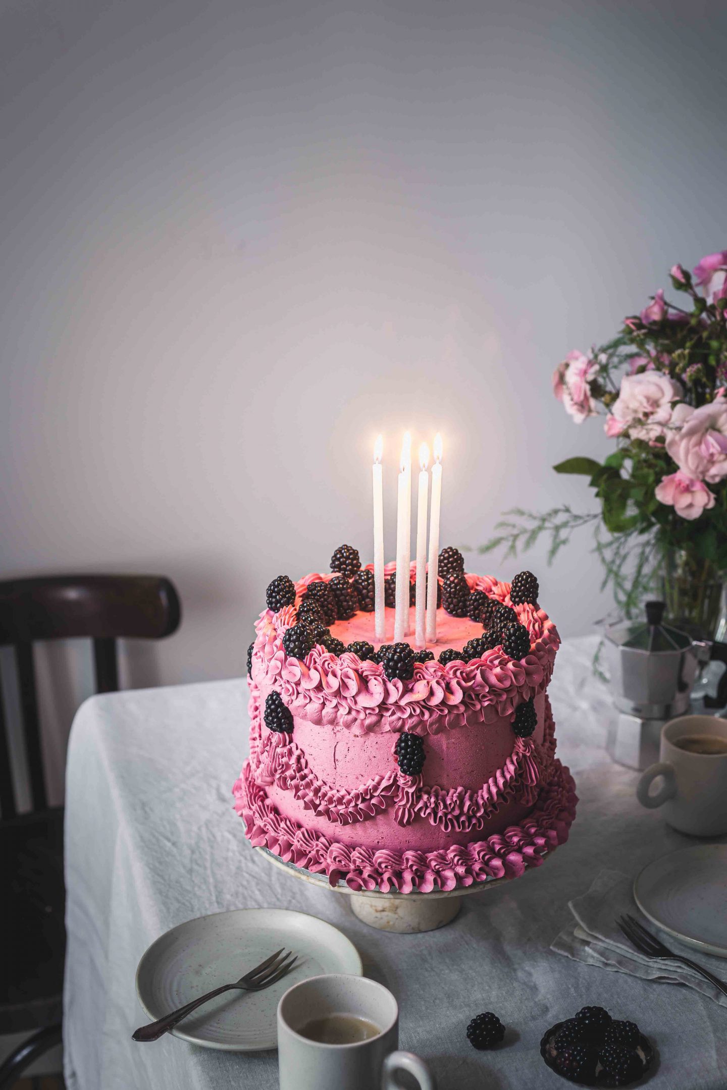 Brombeertorte im Vintagestil – La Crema Brombeertorte im Vintagestil – La Crema