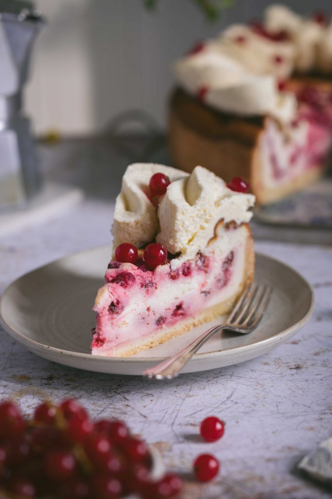 Johannisbeer-Käsekuchen mit Mascarpone Rezept