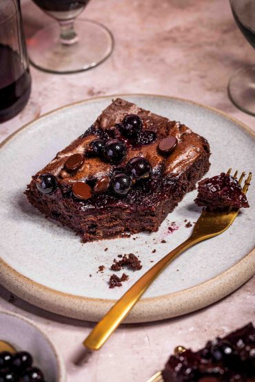 Cassis Brownies | Rezept